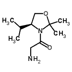 CAS 登录号：770682-73-0， 2-氨基-1-[(4S)-4-异丙基-2,2-二甲基-1,3-恶唑烷-3-基]乙酮