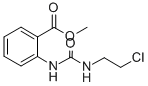 CAS 登录号：77093-92-6， 2-[3-(2-氯乙基)脲基]苯甲酸甲酯