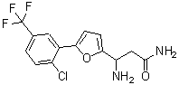 CAS#: 771522-83-9， 3-amino-3-[5-[2-chloro-5-(trifluoromethyl)phenyl]-2-furyl]propanamide