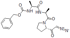 CAS#: 77180-12-2， (Z)-2-Diazonio-1-[(2S)-1-[(2S)-2-[[(2S)-2-(Phenylmethoxycarbonylamino)Propanoyl]Amino]Propanoyl]Pyrrolidin-2-Yl]Ethenolate