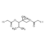 CAS#: 77223-49-5， 2,2,4-Trimethyl-1,3-pentanediyl bis(sulfanylacetate)