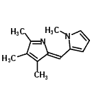 CAS 登录号：772331-75-6， 1-甲基-2-[(Z)-(3,4,5-三甲基-2H-吡咯-2-亚基)甲基]-1H-吡咯