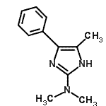 CAS#: 772998-05-7， N,N,4-Trimethyl-5-phenyl-1H-imidazol-2-amine