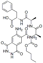 CAS#: 77303-12-9， Tert-Butyl N-[(2S)-1-[[(2S)-1-[[(2S)-2-[(1,4-Dioxo-2,3-Dihydrophthalazin-6-Yl)Amino]-3-Phenylpropanoyl]Amino]-1-Oxopropan-2-Yl]Amino]-1-Oxopropan-2-Yl]Carbamate