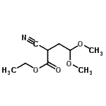 CAS 登录号：773076-83-8， 乙基2-氰基-4,4-二甲氧基丁烷酸酯