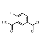 CAS 登录号：773100-75-7， 5-(氯甲酰基)-2-氟苯甲酸