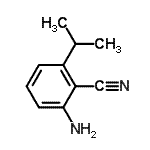 CAS 登录号：77326-41-1， 2-氨基-6-异丙基苯并腈