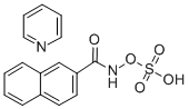 CAS 登录号:77372-69-1, 吡啶-1-鎓(萘-2-羰基氨基)硫酸盐