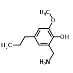 CAS#: 773790-18-4， 2-(Aminomethyl)-6-methoxy-4-propylphenol