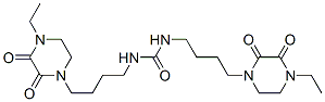 CAS#: 77439-72-6， 1,3-Bis[4-(4-Ethyl-2,3-Dioxopiperazin-1-Yl)Butyl]Urea