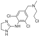 CAS#: 77472-95-8， N-[2,6-Dichloro-4-[(2-Chloroethyl-Methylamino)Methyl]Phenyl]-4,5-Dihydro-1H-Imidazol-2-Amine