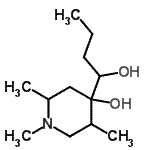 CAS#: 775520-39-3， 4-(1-Hydroxybutyl)-1,2,5-trimethyl-4-piperidinol