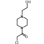 CAS 登录号：77580-36-0， 2-氯-1-[4-(2-羟基乙基)-1-哌嗪基]乙酮