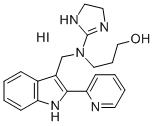 CAS#: 77594-53-7， 3-[4,5-Dihydro-1H-Imidazol-2-Yl-[(2-Pyridin-2-Yl-1H-Indol-3-Yl)Methyl]Amino]Propan-1-Ol Hydroiodide