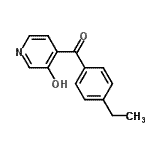 CAS#: 776317-79-4， (4-Ethylphenyl)(3-hydroxy-4-pyridinyl)methanone