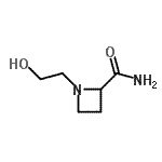 CAS#: 77693-00-6， 1-(2-Hydroxyethyl)-2-azetidinecarboxamide