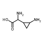 CAS 登录号：777031-77-3， 氨基(2-氨基环丙基)乙酸