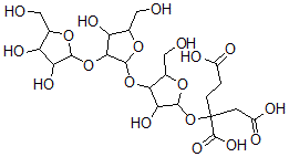 CAS#: 77752-20-6， 2-[4-[3-[3,4-Dihydroxy-5-(Hydroxymethyl)Oxolan-2-Yl]Oxy-4-Hydroxy-5-(Hydroxymethyl)Oxolan-2-Yl]Oxy-3-Hydroxy-5-(Hydroxymethyl)Oxolan-2-Yl]Oxybutane-1,2,4-Tricarboxylic Acid