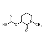CAS#: 778533-58-7， O-(1-Methyl-2-oxo-3-piperidinyl) hydrogen carbonodithioate