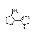 CAS#: 778552-22-0， (1R,2R)-2-(1H-Imidazol-4-yl)cyclopentanamine