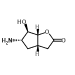 CAS#: 778560-45-5， (3aS,5S,6R,6aR)-5-Amino-6-hydroxyhexahydro-2H-cyclopenta[b]furan-2-one