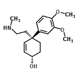 CAS 登录号：77880-38-7， (1S,4R)-4-(3,4-二甲氧基苯基)-4-[2-(甲基氨基)乙基]-2-环己烯-1-醇