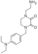 CAS#: 77916-94-0， 1-(2-Aminoethyl)-4-[(4-Diethylaminophenyl)Methyl]Piperazine-2,3-Dione