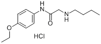 CAS#: 77966-25-7， 2-(Butylamino)-p-Acetophenetidide Hydrochloride