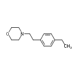 CAS 登录号：779979-86-1， 4-[2-(4-乙基苯基)乙基]吗啉