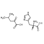 CAS#: 78000-40-5， 4-Methyl-2-oxopentanoic acid - L-histidine (1:1)