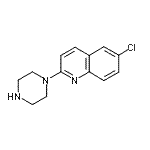 CAS 登录号：78060-46-5， 6-氯-2-(1-哌嗪基)喹啉