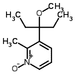 CAS 登录号：780801-52-7， 3-(3-甲氧基-3-戊烷基)-2-甲基吡啶1-氧化物