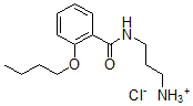 CAS#: 78109-72-5， 3-[(2-Butoxybenzoyl)Amino]Propylazanium Chloride