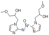 CAS 登录号：78130-16-2， (Z)-[1-(2-羟基-3-甲氧基丙基)咪唑-2-基]-[1-(2-羟基-3-甲氧基丙基)咪唑-2-基]亚氨基-氧代铵