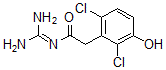 CAS 登录号：78197-84-9， N-(二氨基亚甲基)-2-(2,6-二氯-3-羟基苯基)乙酰胺