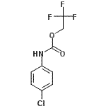 CAS#: 782-94-5， 2,2,2-Trifluoroethyl (4-chlorophenyl)carbamate