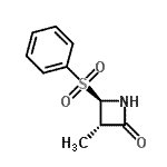 CAS#: 782496-96-2， (3S,4R)-3-Methyl-4-(phenylsulfonyl)-2-azetidinone