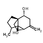 CAS#: 783322-06-5， (1R,5R,6S,9R)-4-Methyl-7-methylenetricyclo[4.3.2.0<sup>1,5</sup>]undecane-5,9-diol
