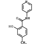 CAS#: 783370-79-6， 2-Hydroxy-4-methyl-N-(4-pyridinyl)benzamide