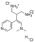 CAS 登录号：78448-41-6， [(E)-3-二甲基氨基-2-吡啶-4-基丙-2-烯亚基]-二甲基铵氯化物盐酸盐