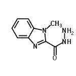 CAS 登录号：78620-29-8， 1-甲基-1H-苯并咪唑-2-甲酰肼