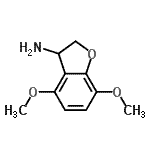 CAS#: 786624-52-0， 4,7-Dimethoxy-2,3-dihydro-1-benzofuran-3-amine