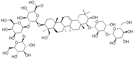 CAS#: 78693-94-4， Soyasaponin A1