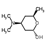 CAS#: 790181-41-8， (2S,4S,6R)-4-(Dimethylamino)-6-methyltetrahydro-2H-pyran-2-ol