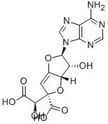 CAS#: 79030-08-3， 2-(6-Aminopurin-9-Yl)-5-(1,2-Dihydroxy-2-Oxoethyl)-3-Hydroxy-3,3a-Dihydro-2H-Furo[5,4-d]Furan-5-Carboxylic Acid