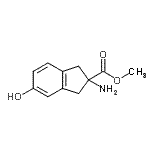 CAS#: 790614-25-4， Methyl 2-amino-5-hydroxy-2-indanecarboxylate