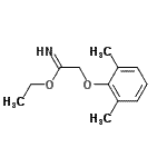 CAS 登录号：790628-65-8， 乙基2-(2,6-二甲基苯氧基)乙亚氨酸酯