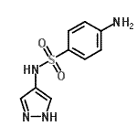 CAS 登录号：790697-57-3， 4-氨基-N-(1H-吡唑-4-基)苯磺酰胺