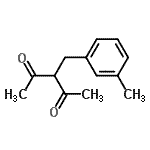 CAS 登录号：791809-53-5， 3-(间甲苯基甲基)戊烷-2,4-二酮
