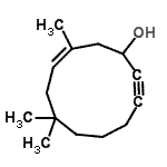 CAS#: 791809-95-5， (9Z)-7,7,10-Trimethyl-9-cycloundecen-2-yn-1-ol